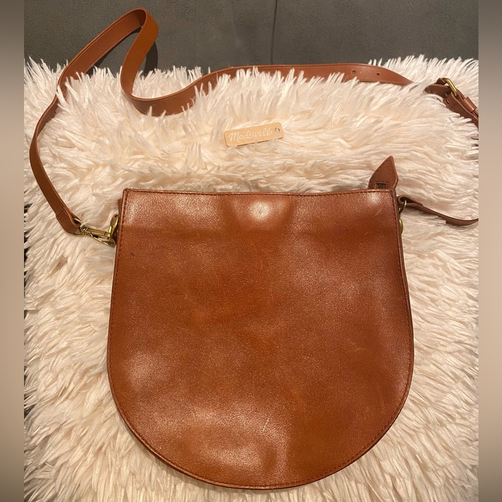 MADEWELL The Transport Saddlebag Shoulder Purse Crossbody Bag ENGLISH SADDLE